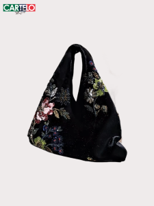 CARTELO | Luxurious Retro Beaded Embroidery Commuter Handbag
