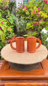 Ly Uống Nước Gỗ Dừa Ly Uống Bia Đa Năng Dùng Trong Tiệc Cafe Tại Nhà Cao Cấp Đẹp Mộc Mạc & Bền Chắc - KIM TỨ