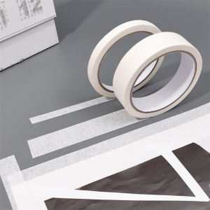 20m/Roll Masking Tape Art Painting White Car Spraying Single Side Adhesive Tape for Decorative Painter Tape Oil Painting Sketch