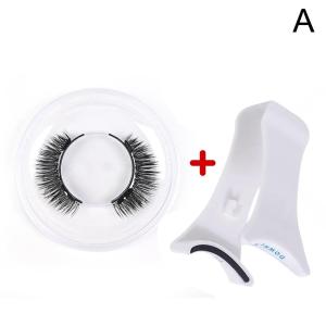 Magnetic Eyelashes Curler Long Thick 3D Magnetic Lashes Reusable Magnetic False Eyelashes Tweezer Set Natural Looking Eyeliner