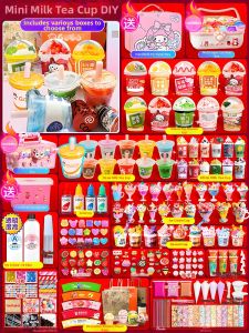 DIY Mini Drink Cup Craft Edible Toy Ice Cream Decor