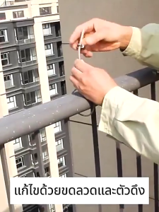 ลวดเหล็กเคลือบพลาสติกใสราวตากผ้าเชือกกลางแจ้ง ครัวเรือนในร่ม ป้องกันสนิม