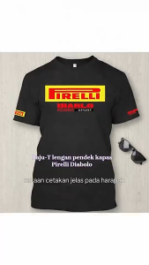T Shirt Motor PERILLI Diablo Rider Short Sleeves 100% Cotton