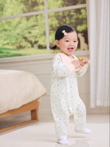 Purcotton | Sweet Fruit Print Knit Onesie