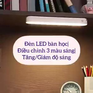 Đèn Dán Tường Đèn LED Bàn Học Đọc Sách Tích Điện Bảo Vệ Mắt Không Chiếm Không Gian Điều Khiển Hẹn Giờ Thông Minh