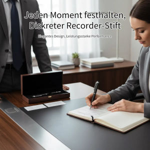 Rechargeable mini recording pen with noise reduction design digital voice recorder suitable for lectures/conferences/interviews