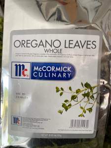 McCormick OreGano Leaves Whole 250g