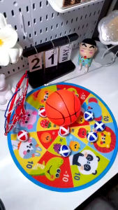 Bộ Đồ Chơi 2in1 Bóng Rổ Treo Tường Kèm Bảng Phi Tiêu Cho Bé Ném Bóng Rổ Dán Tường Kết Hợp Bảng Phi Tiêu Cho Bé - Lavi House