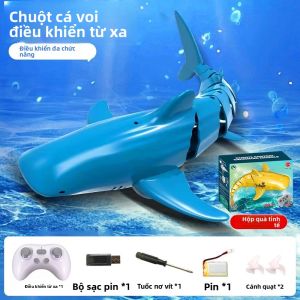 JINGDATOYS | Đồ Chơi Cá Mập Điều Khiển Từ Xa Công Nghệ Cao cho Bé Trai