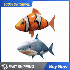 Inflatable Toys Childrens Remote Control RC Shark Balloon Birthday Party/Indoor Game Funny Creative Gifts for Kids