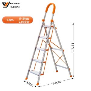 GUANGMANZHI | Foldable D-shaped Aluminum Alloy Ladder