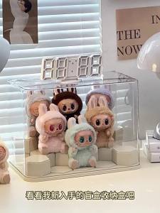 ASCOR | Transparent Labubu Collection Display Shelf