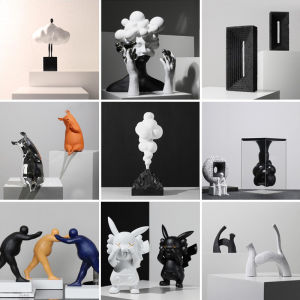 Creative Sculpture Art Ornaments Modern Living Room Wine Cabinet Desktop Simple Furnishings Sales Office Model Room Soft Decoration