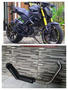 knalpot racing Underbelly MT15 Xabre R15 XSR byson Scorpio Vixion MX MX king CBR CB verza tiger GSX GTR
