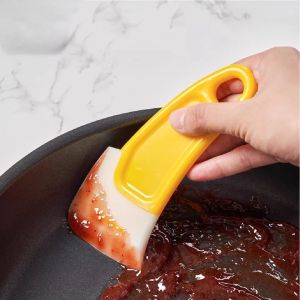 Spatula Kuning Besar Bisa Digantung/ Spatula Pembersih Piring Wajan Dapur