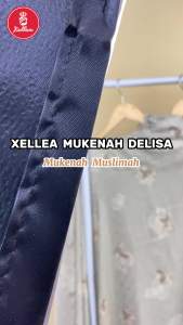 Mukena Jumbo Dewasa Terbaru Bahan Jacquard Lurex Motif Bunga Renda Mewah Mukena Delisa - XELLEA