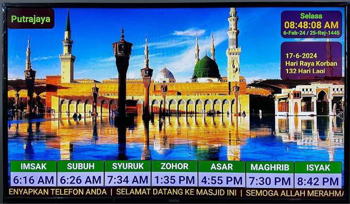 Latest 2024 Version - Jam Solat TV HD Jam Solat Azan Waktu Solat TV