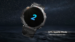 BOZLUN GPS สมาร์ทวอทช์ B79 1.39 นิ้ว Comapss ตรวจจับความกดอากาศระดับความสูง โหมดกีฬามากกว่า 100 แบบ 30 ม นาฬิกาออกกำลังกายหน้าจอสัมผัสกันน้ำ การแจ้งเตือนข้อความโทรผ่านบลูทูธ การนับขั้นตอนการออกกำลังกาย