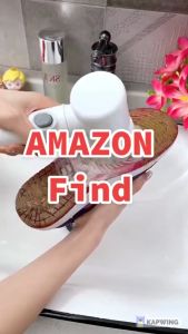 Sikat Pembersih Elektrik 5in1 Poles Dapur Kamar Mandi Wastafel WQ8110