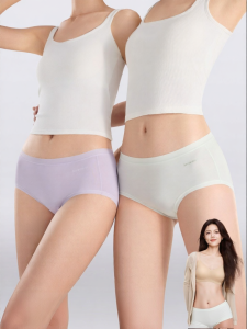 Secret World | Antibacterial Breathable Silk Crotch Briefs 60pcs