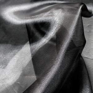 Transparent Shiny Light Mesh Fabric Otago Shantung See-through Wedding Dress Childrens Clothing Material Waterfall Effect