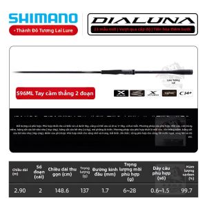 SHIMANO | Cần Câu Cá Bas Dài Bằng Carbon
