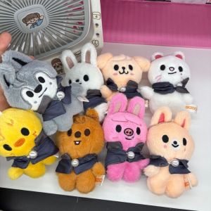 Kawaii Skzoo Plush Toys Keychain Accessories Pendant Stray Kids Skz&Stay Stuffed Dolls Cartoon Stuffed Animals Fans Gift