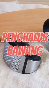 Alat Penghancur Bawang Putih Stainless / Alat Press Bawang Stainless steel / Garlic Crusher