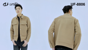 UNIFIT Twill Plain Polo Long Sleeve Jacket: A High-Quality Menswear Top