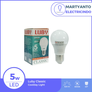 Lampu LED Luby Classic 05 Watt Warna Putih