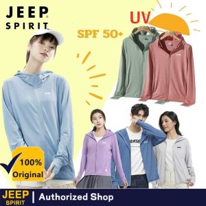 Jeep Tinh Thần Người Đàn Ông Của Mũ Chống Nắng UV Spf50 + Vải Nhẹ Vải visco thoáng khí Áo Khoác thể thao ngoài trời Đầu