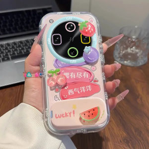 Creative Silicone Protective Case for OPPO Find Series Phones Cartoon Sticker Anti-Fall Design No Worry about Drops