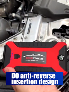 99800mAh Car Jump Starter 12V Car Jumper Starting Booster Car Start Supply With Air Pump Jump Starter For Car Battery Portable USB Charger Multi-function Rechargeable Emergency Power bank Starting Device