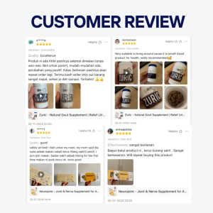 Zuric - Natural Gout Supplement | Relief Uric Acid (60’s) Gout Uric Acid Joint Pain