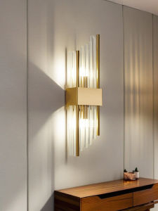 Golden/black luxury modern wall Led light decorative lamplustre hotel living room bedroom wall sconce room decoration