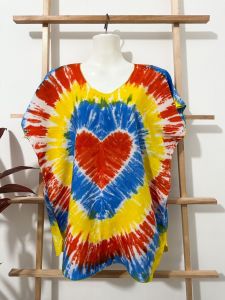 Jumbo Blouse pelangi khas Bali Rayon adem lembut santai