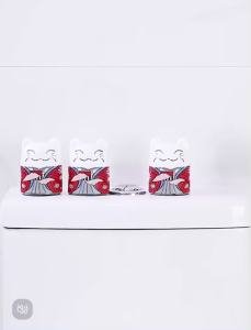Toilet Cleaner Model Kucing Otomatis 200 Gram Pembersih Closet Penyegar Kloset Automatic Magic Flush Pengharum Ruangan