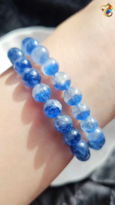 Collection Grade Rare Natural Wealth Bowl Blue Kyanite Bracelet