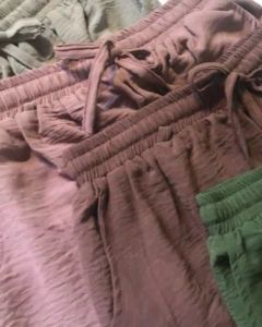 YC - 3 PCS Celana Kulot Crinkle Wanita Dewasa Highwaist - Kulot Murah