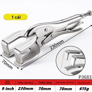 Kìm Hàn Hình Chữ U Bằng Thép Carbon 9 Inch Đa Năng Kẹp Kim Loại Tháo Nhanh Dễ Dàng Tháo Lắp Có Thể Điều Chỉnh