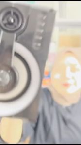 ADVANCE SPEAKER BLUETOOTH S-55 PORTABLE MUSIC BOX & KARAOKE FREE MICROPHONE / s55