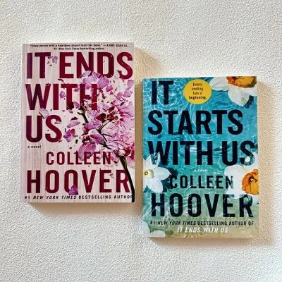 It Starts With Us+It Ends with Us by Colleen Hoover English Novel Fiction Kids Adult Books