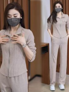 HUAXUNRAN | Bộ Quần Áo Thể Thao Kiểu Dáng Mới Ôm Sát