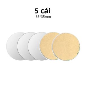Miếng Dán Kim Loại Từ Tính Đa Năng Giá Đỡ Điện Thoại Thông Minh Trên Ô Tô Tấm Sắt Đĩa Giá Đỡ Điện Thoại Di Động Cho iPhone Xiaomi