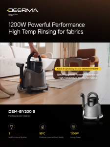 Deerma Hot Rinsing Fabric Cleaning Machine BY200s spray suction Mattress Sofa Carpets Rinser Cleaner Fabric