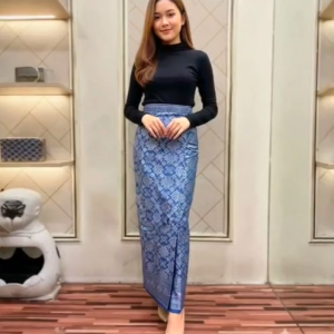 Rok Songket Lilit Bawahan Premium Bahan Berkualitas Elegan Terbaru Cocok Buat Segala Acara