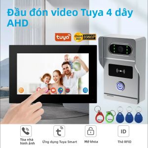 Hệ Thống Chuông Cửa Video Wifi HD 1080P Với Màn Hình Cảm Ứng 7 Inch Tích Hợp Chức Năng Đàm Thoại Nội Bộ Và Mở Khóa Bằng Thẻ RFID Dành Cho Biệt Thự Căn Hộ Hệ Thống Chuông Cửa Video IP Biệt Thự Căn Hộ