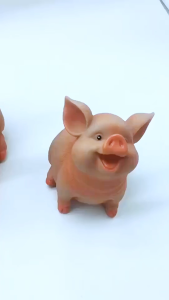 Adorable Pig Shaped Coin Bank Money Saving Box Durable Resin Piggy Bank for Childrens Room Decor Party Gifts Wedding Decoration Desk Ornament