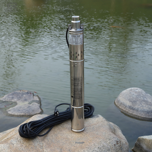 220V 0.5HP Deep Well Pump High Lift Stainless Steel Domestic Pump Agricultural Submersible Screw Water Pump Heavy Duty