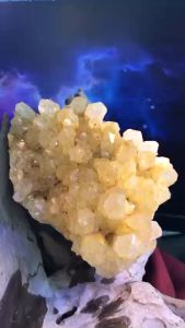 Viên đá thạch anh vàng Citrine tự nhiên năng lượng Vũ Trụ 846